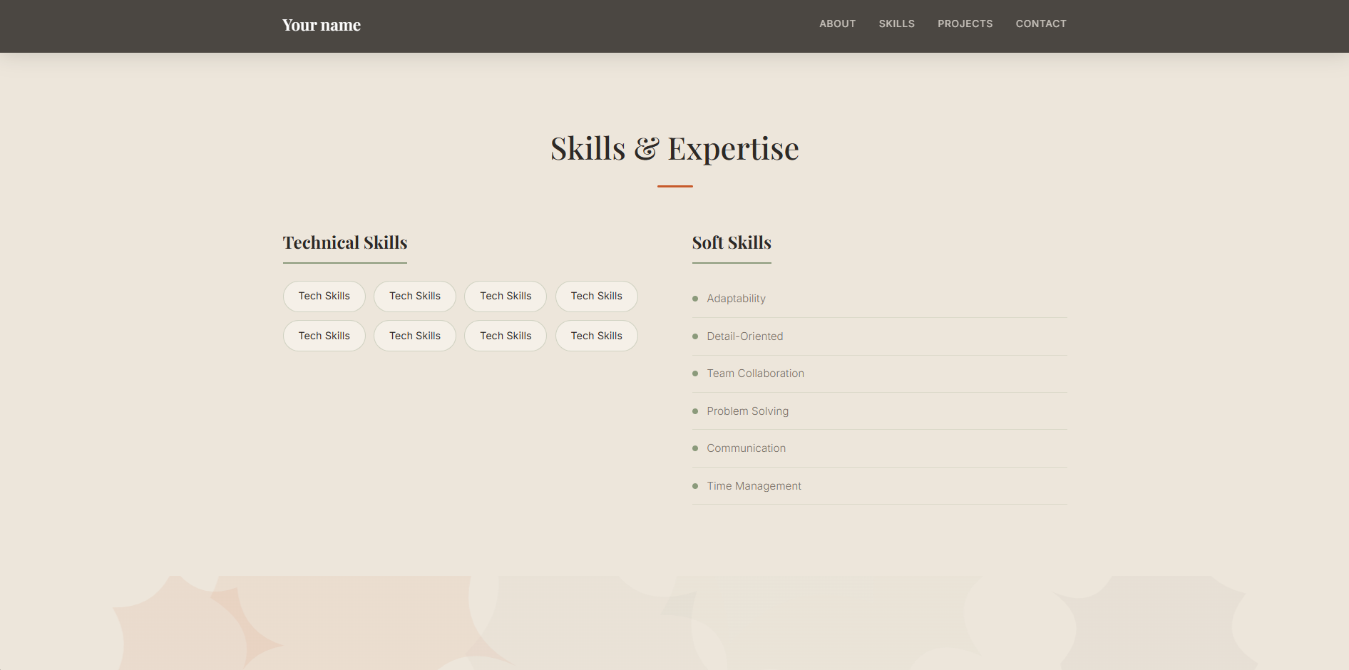 Modern Portfolio Template screenshot 3