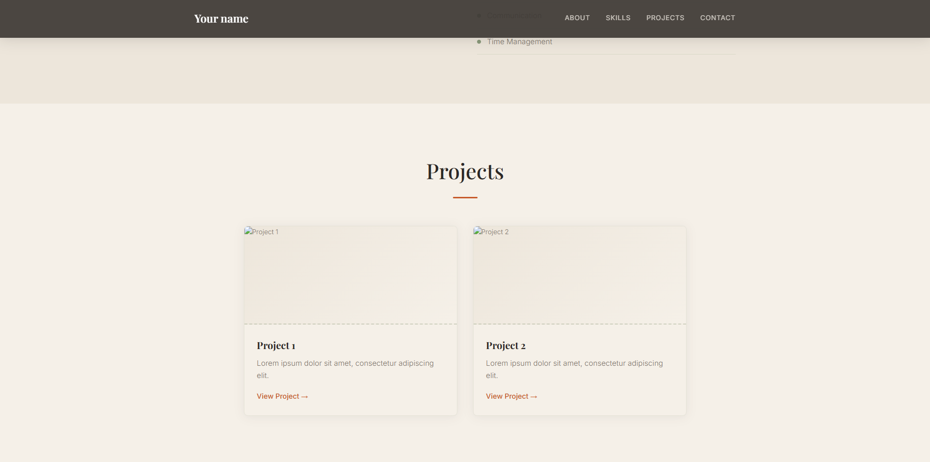 Modern Portfolio Template screenshot 4
