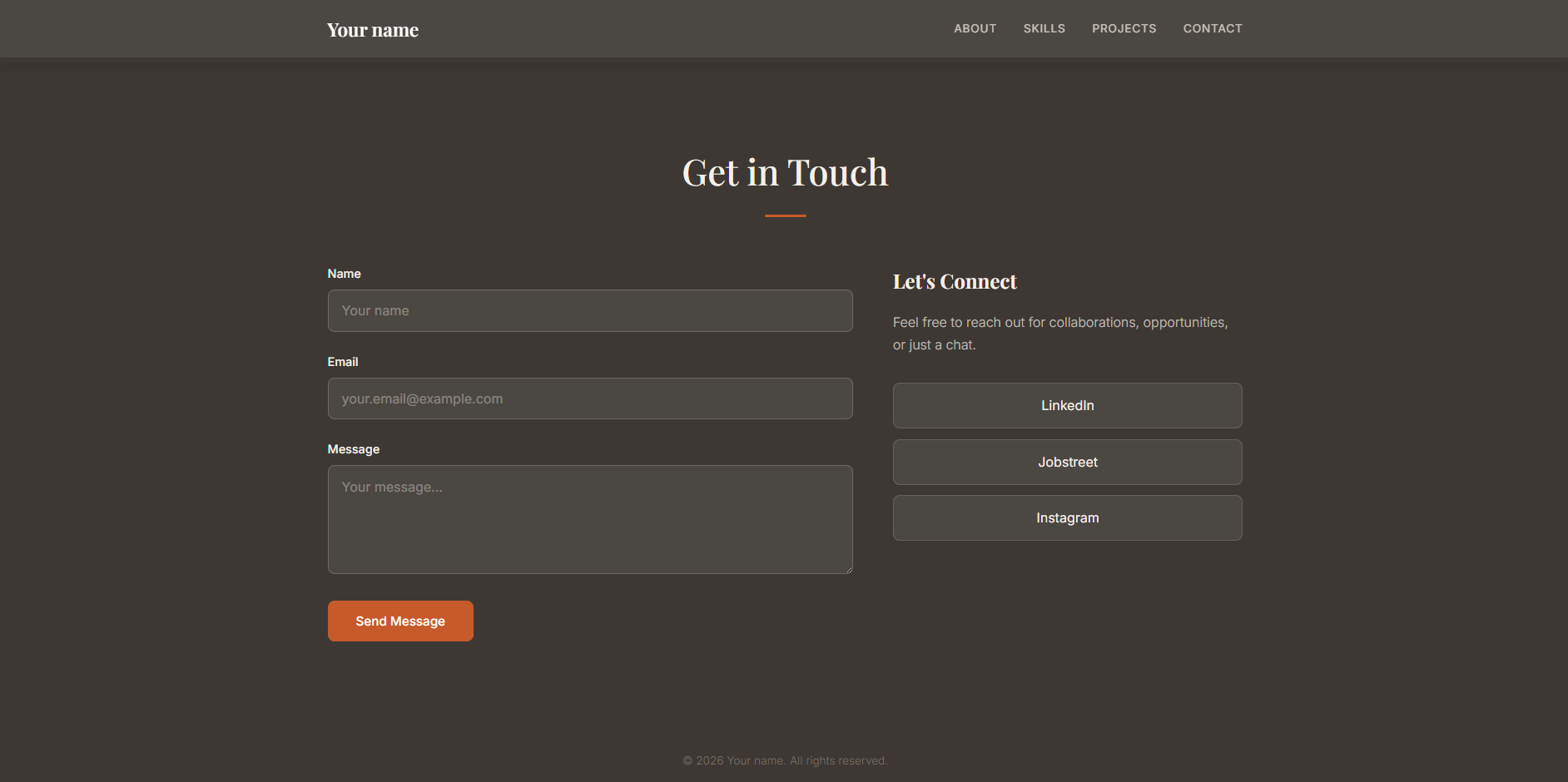Modern Portfolio Template screenshot 6