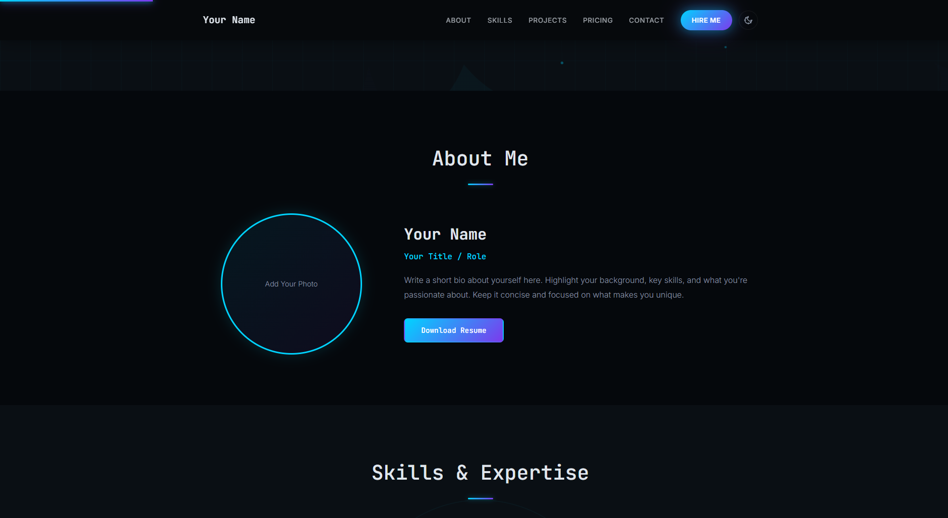 Techmplate screenshot 2